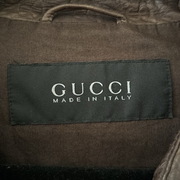 Gucci Signature GG Monogram Leather Jacket - Picture 4 of 13